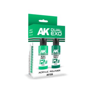 AK Interactive ALIEN GREEN & VIRIDIAN GREEN DUAL EXO Set 12