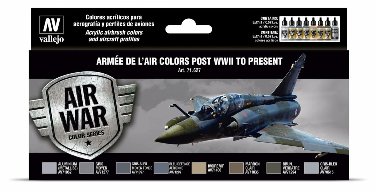 Vallejo ARME DE L'AIR COLORS POST WWII TO PRESENT