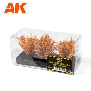 AK Interactive DARK YELLOW BUSHES 4-6cm -1:35 / 75 mm / 90 mm