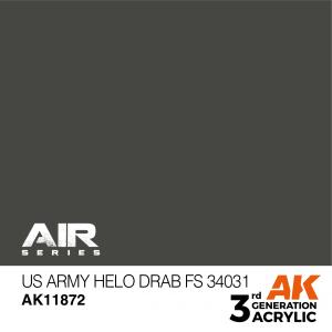 AK Interactive US Army Helo Drab FS 34031 17 ml