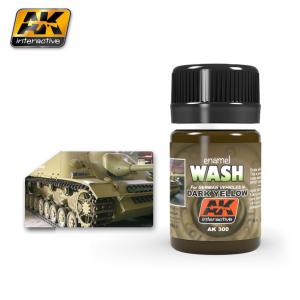 AK Interactive Wash for dark yellow vehicles