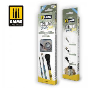 Ammo Mig Jimenez Pigment Brushes Set