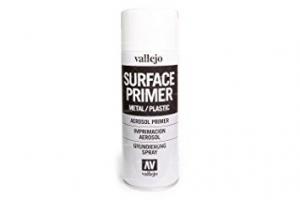 Vallejo Spray Primer, White, 400 ml