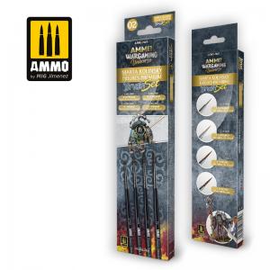 Ammo Mig Jimenez AMMO WARGAMING UNIVERSE - Marta Kolinsky Figures Premium Brush Set