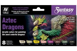 Vallejo Fantasy Color Aztec Dragons 8x17ml