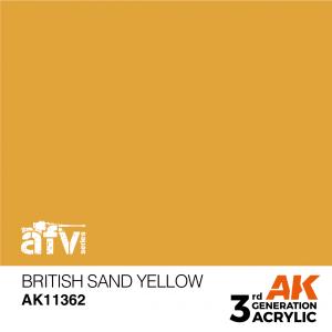 AK Interactive British Sand Yellow 17 ml