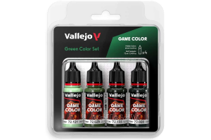 Vallejo Game Color, green color set 4x18ml