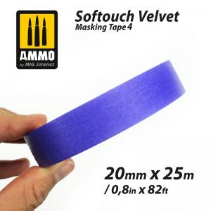Ammo Mig Jimenez Softouch Velvet Masking Tape #4 (20mm x 25M)