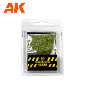 AK Interactive BIRCH LIGHT GREEN LEAVES - 28 mm. 1/72 (Bag 7 gr.)