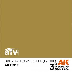 AK Interactive RAL 7028 Dunkelgelb (Initial) 17 ml