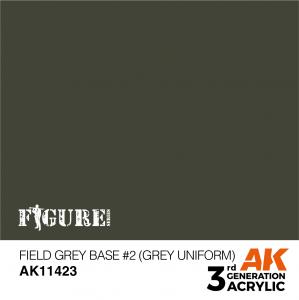 AK Interactive Field Grey Base #2 (Grey Uniform) 17 ml