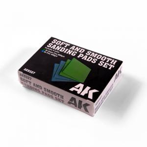 AK Interactive Soft and Smooth Sponge Sandpaper SET 4 units