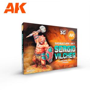 AK Interactive SIGNATURE SET SERGIO VILCHES SET (Miniature Shimbarashe- Yedharo Model included)