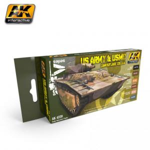 AK Interactive US ARMY & USMC CAMOUFLAGE COLORS