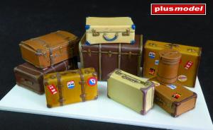 Plus Model Old suitcases