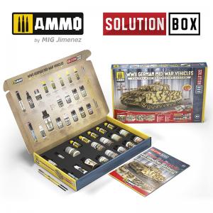 Ammo Mig Jimenez SOLUTION BOX 19 - WWII German Mid-War Vehicles