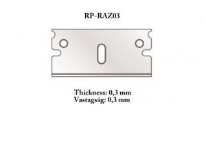 RP Toolz Razor 0,3 mm for Miter Cutter (5 pvs)