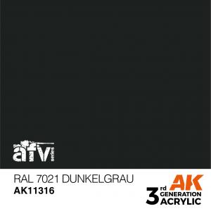 AK Interactive RAL 7021 Dunkelgrau 17 ml