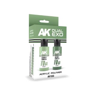 AK Interactive GHOST GREEN & REBEL GREEN DUAL EXO Set 11