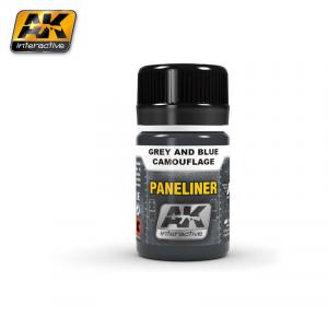 AK Interactive Paneliner for grey and blue camouflage 35ml