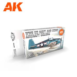 AK Interactive WWII US Navy & USMC Aircraft Colors SET 3G