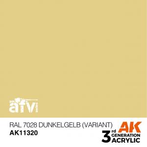 AK Interactive RAL 7028 Dunkelgelb (Variant) 17 ml