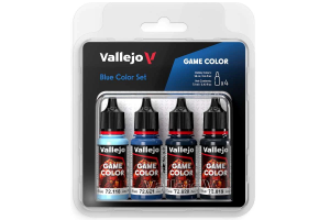 Vallejo Game Color, blue color set 4x18ml