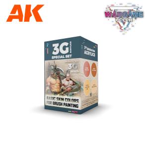 AK Interactive WARGAME COLOR SET. BASIC SKIN COLORS