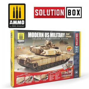 Ammo Mig Jimenez SOLUTION BOX - Modern US Military Sand Scheme