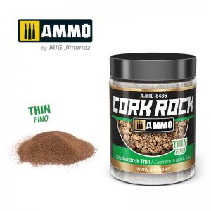 Ammo Mig Jimenez TERRAFORM CORK ROCK Crushed Brick Thin (Jar 100mL)