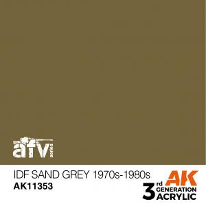 AK Interactive IDF Sand Grey 1970s-1980s 17 ml