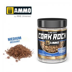 Ammo Mig Jimenez TERRAFORM CORK ROCK Crushed Brick Medium (Jar 100mL)