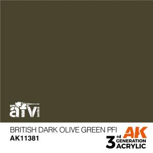 AK Interactive British Dark Olive Green PFI 17 ml