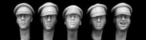 Hornet Models 5 heads wearing British WW1 soft caps