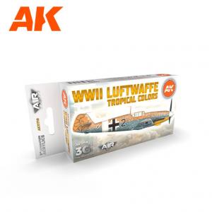 AK Interactive WWII Luftwaffe Tropical Colors SET 3G