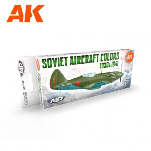 AK Interactive Soviet Aircraft Colors 1930s-1941 SET 3G