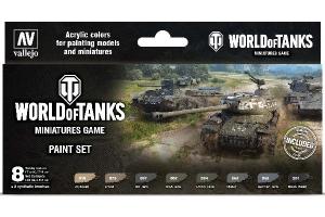 Vallejo World of Tanks - Miniatures Game Paint Set