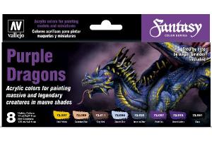 Vallejo Fantasy Color Purple Dragons 8x17ml