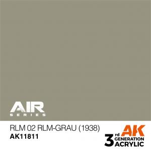AK Interactive RLM 02 RLM-Grau (1938) 17 ml