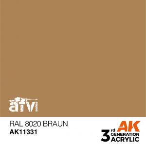 AK Interactive RAL 8020 Braun 17 ml
