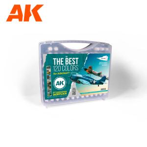 AK Interactive 3G PLASTIC BRIEFCASE 120 AIRCRAFT COLORS