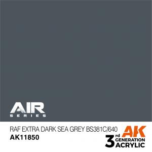 AK Interactive RAF Extra Dark Sea Grey BS381C/640 17 ml