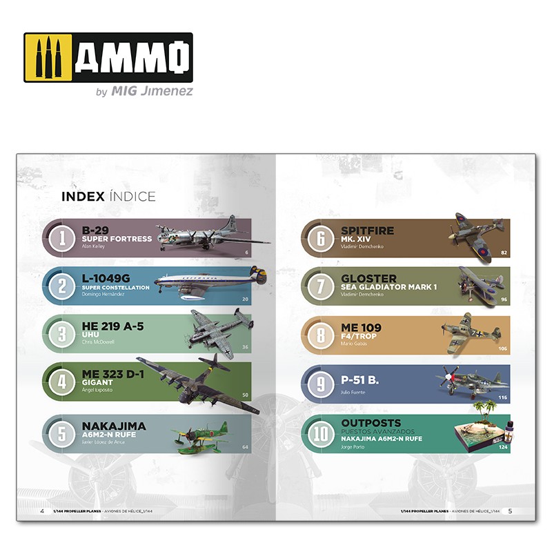 Ammo Mig Jimenez Propellerplanes 1/144, Vol 1