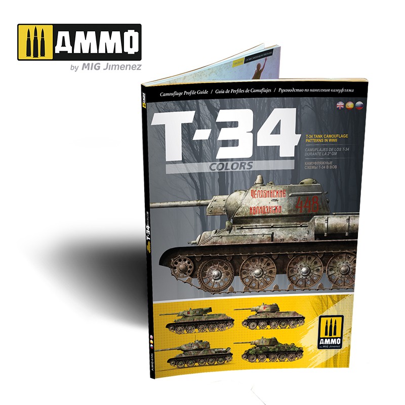 Ammo Mig Jimenez T-34 Colors - T-34 Camouflage Patterns in WWII