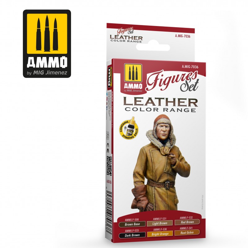 Ammo Mig Jimenez Leather Figures Set