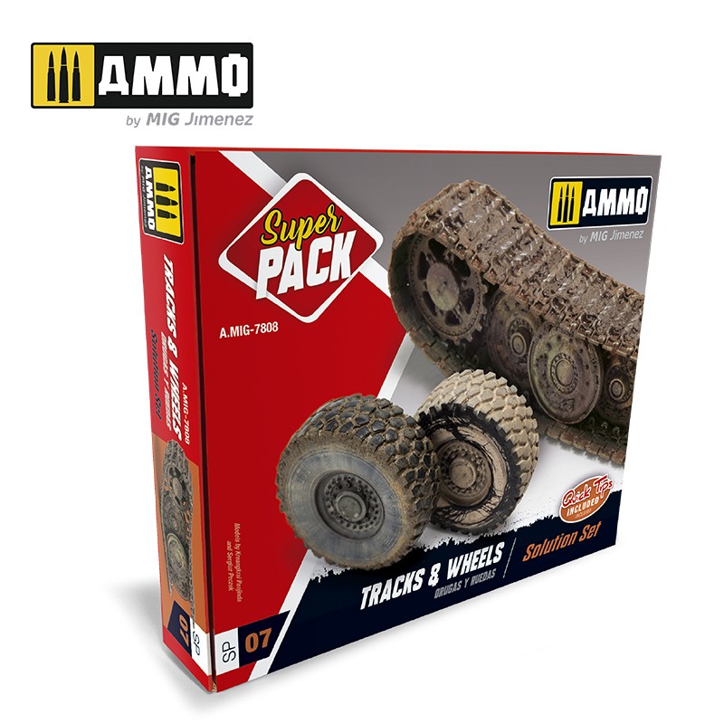 Ammo Mig Jimenez Tracks & Wheels Superpack