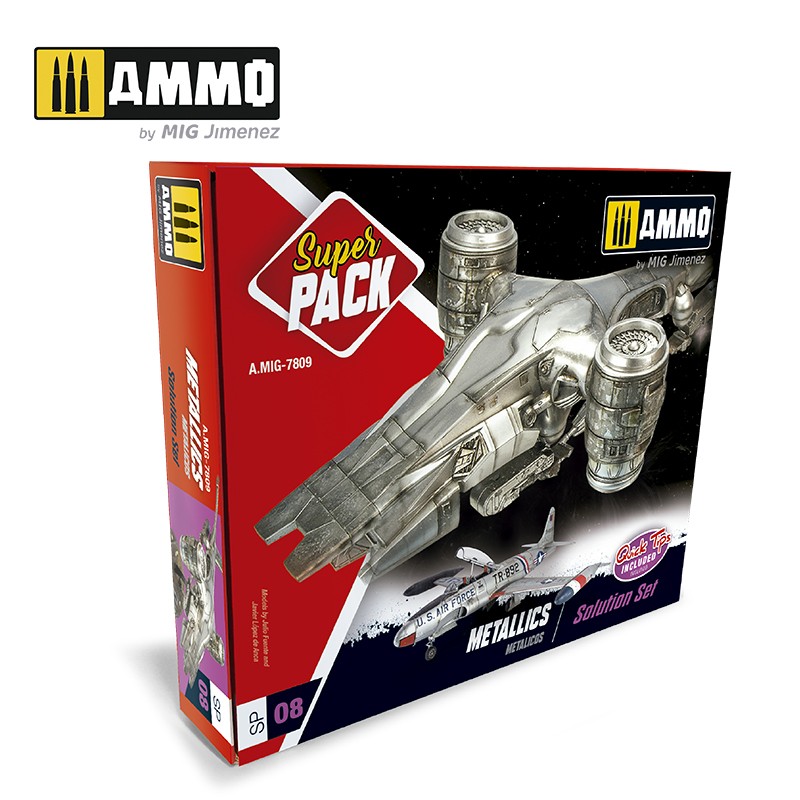 Ammo Mig Jimenez Metalllics Superpack