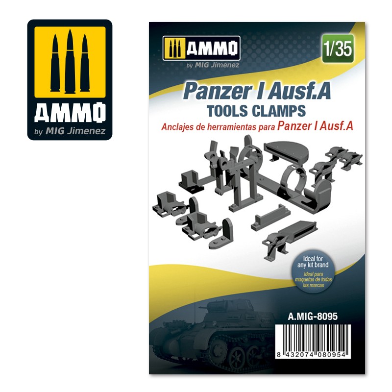 Ammo Mig Jimenez Pz.Kpfw. I Ausf. A - Tools Clamps