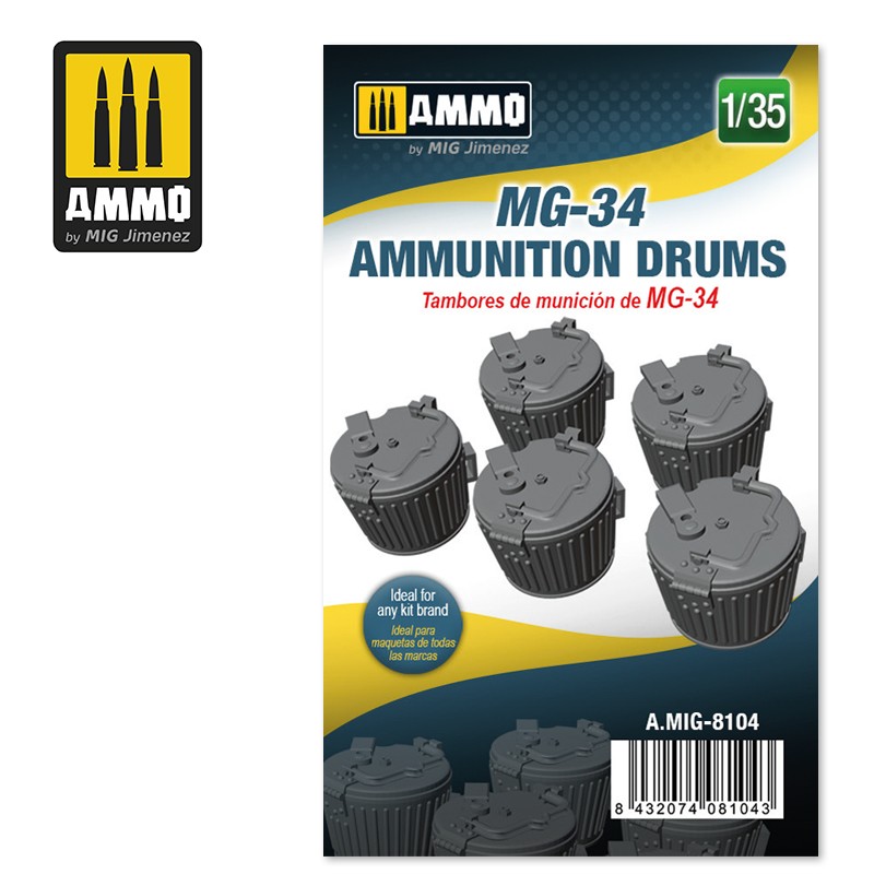 Ammo Mig Jimenez MG-34 Ammunition Drums