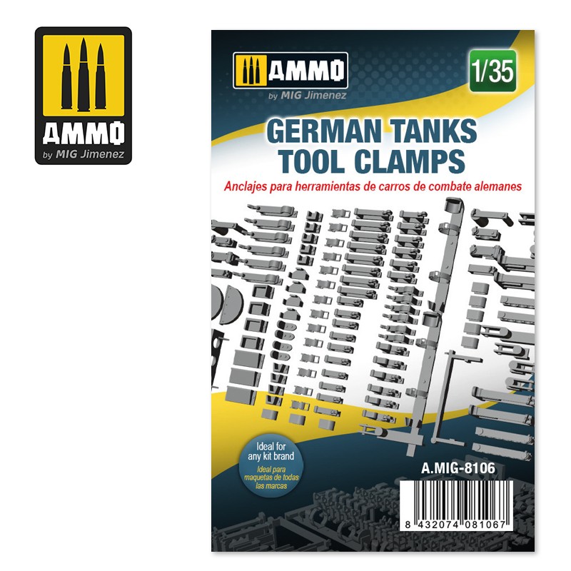 Ammo Mig Jimenez German Tanks Tool Clamps